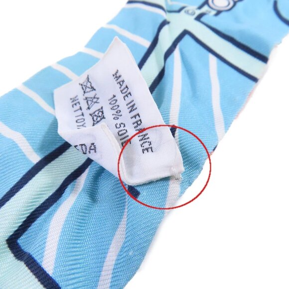 ❤️HERMES Twilly Scarf Scarves Silk❤️ - Picture 11 of 15